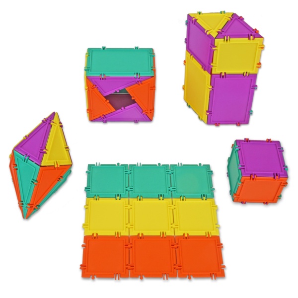 geometiles cube and tower constructions