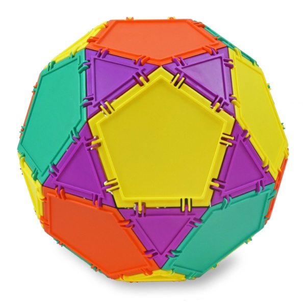 sphere built with geometiles